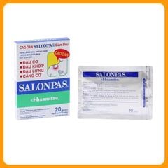 Cao dán Salonpas Hisamitsu hỗ trợ giảm đau, kháng viêm (20 miếng)