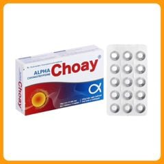 Thuốc Alpha Choay Chymotrypsine Sanofi điều trị phù nề và kháng viêm (2 vỉ x 15 viên)