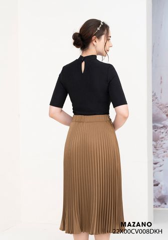 Chân Váy Dập Ly Dáng Dài Thiết Kế Hàn Quốc  SVCS0019