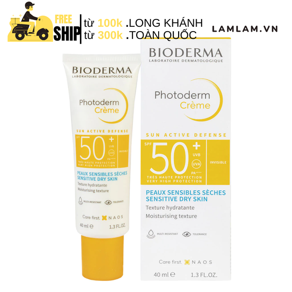 Kem Chống Nắng Bioderma Photoderm Cream SPF50+ 40ml