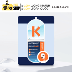 Mặt Nạ Foodaholic Vitamin K Se Lỗ Chân Lông, Làm Dịu Da 23g