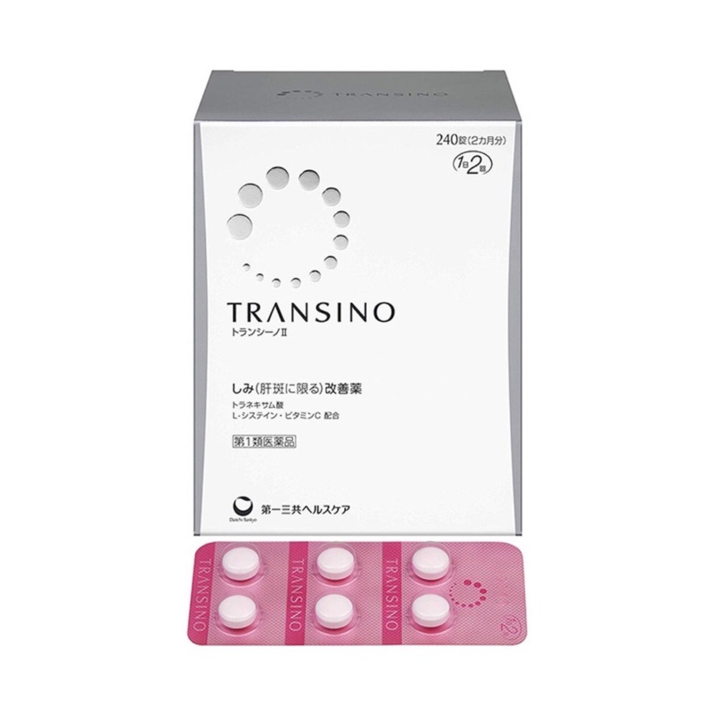 Viên uống trắng da, đặc trị nám và tàn nhang Transino Whitening 240v