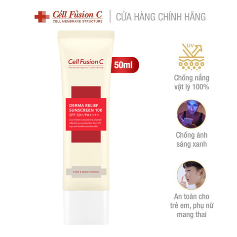 Kem Chống Nắng Cell Fusion C Giúp Làm Dịu Tổn Thương 50ml