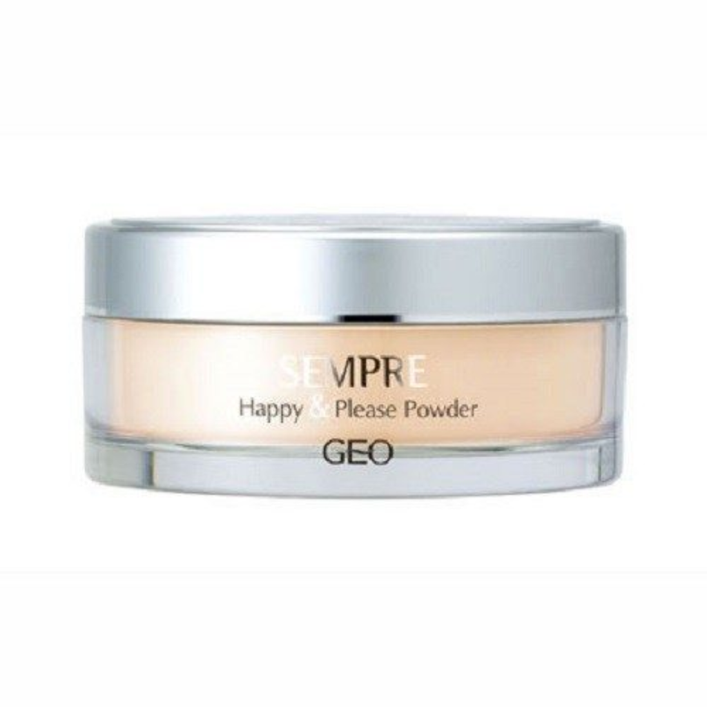 Phấn Phủ Bột Geo Sempre - Happy & Please Powder #2 Beige ( 25g )