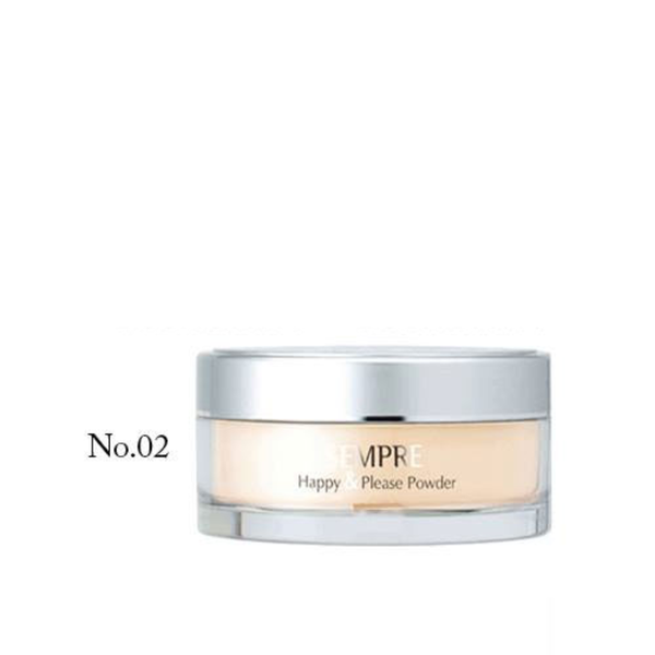 Phấn Phủ Bột Geo Sempre - Happy & Please Powder #2 Beige ( 25g )