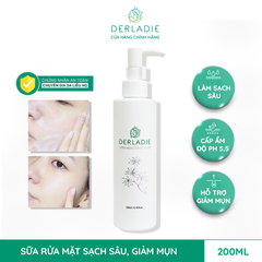 Sữa Rửa Mặt Derladie Cây Phỉ Làm Sạch, Ngừa Mụn (Mới) 200ml