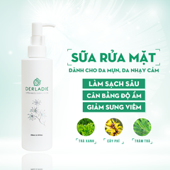 Sữa Rửa Mặt Derladie Cây Phỉ Làm Sạch, Ngừa Mụn (Mới) 200ml