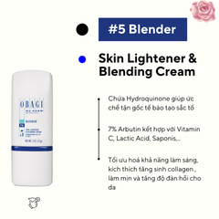 Kem phục hồi tái tạo da Obagi Nu-Derm BLENDER Skin Lightener & Blending Cream#5 ( cho mọi loại da ) 57g - Chứa 4% Hydroquinone