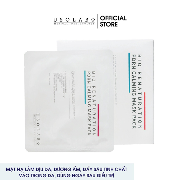 Mặt Nạ Tái Tạo Da Usolab Bio Renaturation PDRN Calming Mask Pack 30ml