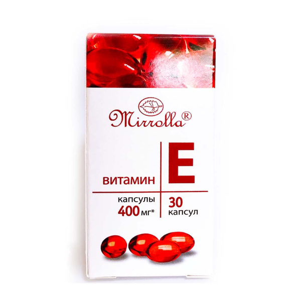 Viên Uống Mirrolla Vitamin E đỏ 400mg Mirrolla New - Nga