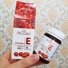 Viên Uống Mirrolla Vitamin E đỏ 400mg Mirrolla New - Nga