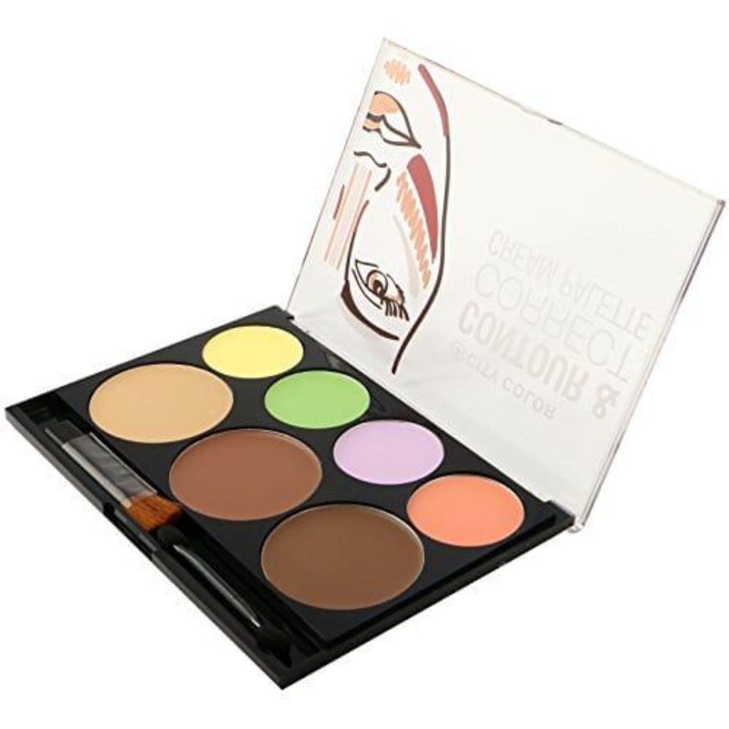 Bảng Tạo Khối Và Che Khuyết Điểm City Color Contour& Correct Cream Palette