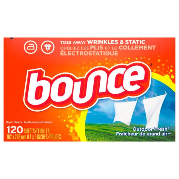 Giấy Thơm Quần Áo Bounce Mỹ Full Size, Bounce Sheets Outdoor Fresh 120 Tờ