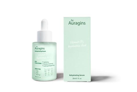The Auragins Vitamin B5 + Hyaluronic 30ml + túi halio