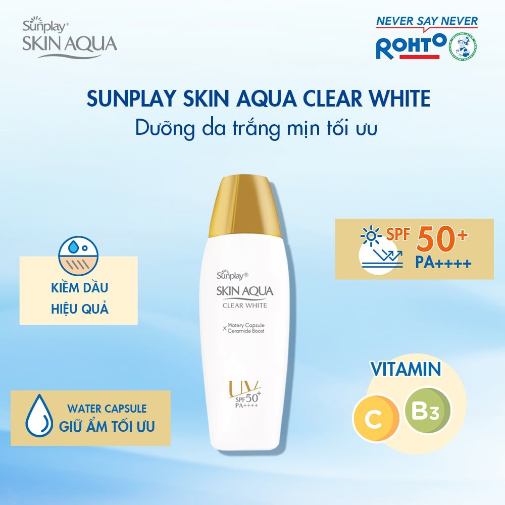 Sữa Chống Nắng Sunplay Skin Aqua Dưỡng Da Sáng Mịn 25g