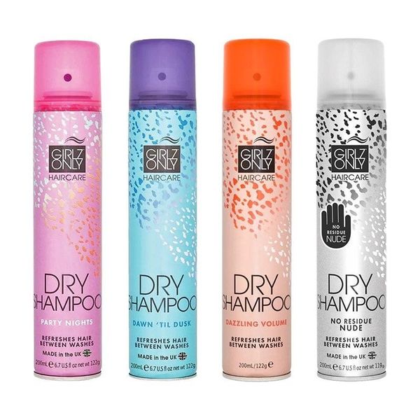 Dầu Gội Khô Girlz Only Dry Shampoo No Residue Nude 200ml