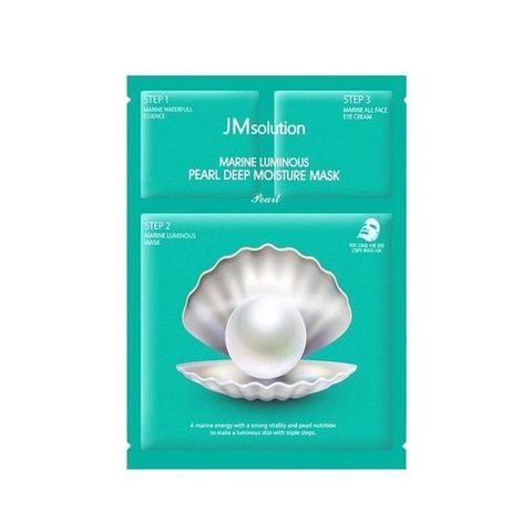 Mặt Nạ JM Marine Luminous Pearl Dêp Moisture Chiết Xuất Ngọc Trai