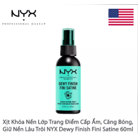 Xịt Khóa Nền Nyx Dewy&Plump