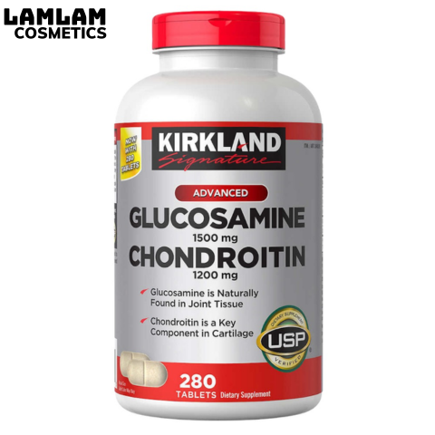 Viên uống bổ khớp Glucosamine & Chondroitin Kirkland 280v