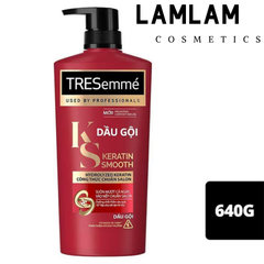 Dầu gội Tresemme Keratin Smooth tinh chất Argan và Keratin vào nếp suôn mượt (640g)