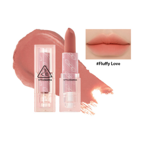 3CE Soft Matte Lipstick Warm & Cool #Fluffy Love