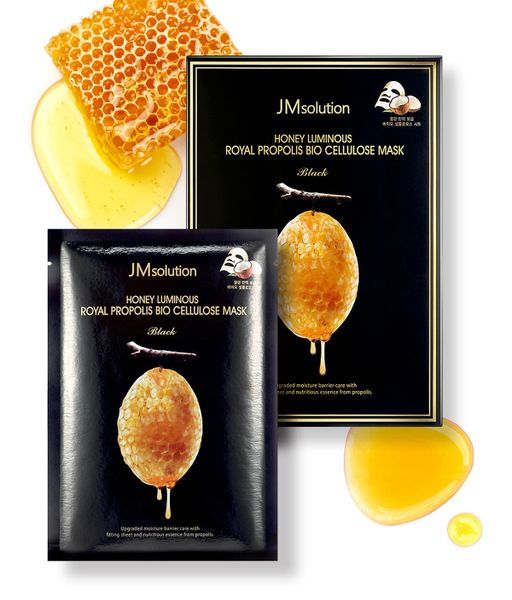 Mặt Nạ JM Solution Honey Luminous Royal Propolis Mask Black (mật ong)