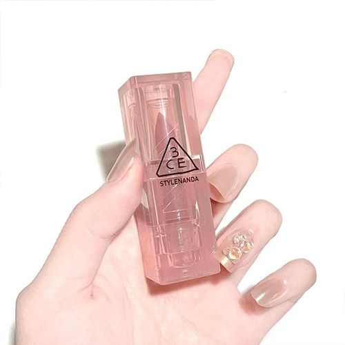 Son thỏi 3CE Clear Layer Cool Edition Lipstick Chill Move - Màu Hồng Đất 3.5g