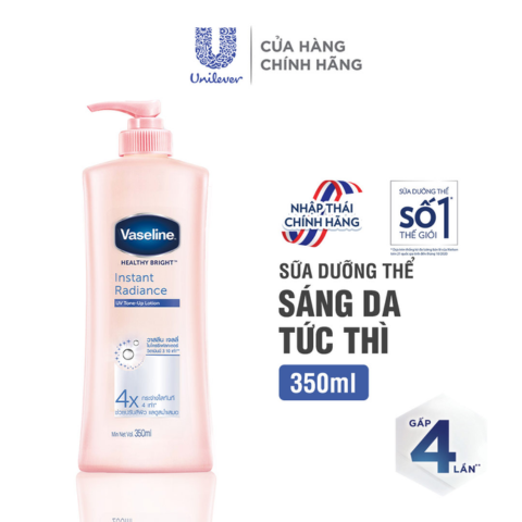 Sữa Dưỡng ThểVaseline Healthy Bright Insta Radiance UV Tone-Up