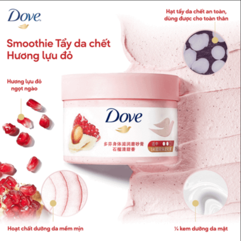 Dove Tẩy Tế Bào Chết Hương Lựu Đỏ 50g