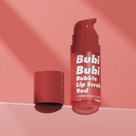 Bubi Bubi TTBC Môi Bubble Lip Scrub Red Sủi Bọt 10ml