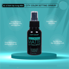 City Color Oil-Control Matte Setting Spray 75ml