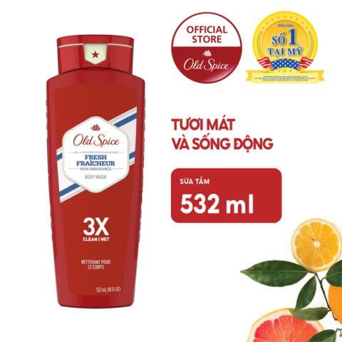 Old Spice Fresh Sữa Tắm 532Ml