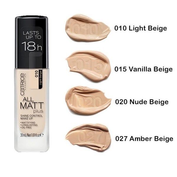 Catrice All Matt Shine Control Make-Up + SON DƯỠNG COCOON