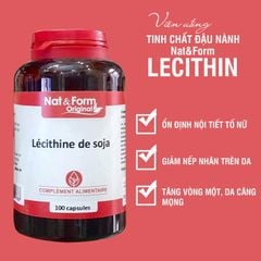 Tinh chất mầm đậu nành Nat&Form Lécithine de Soja