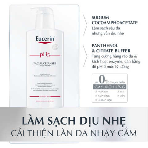SRM Eucerin pH5 Facial Cleanser - 400ml