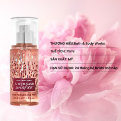 Xịt Thơm Bath & Body Works Fragrance Mist 75ml