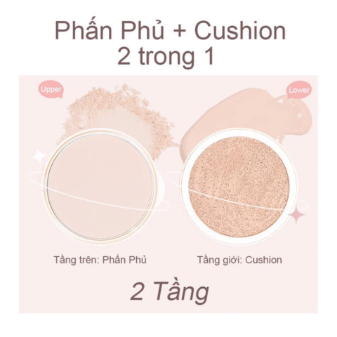 Phấn Phủ Kiêm Phấn Nước 2in1 Gogo Tales Light