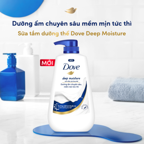 Sữa tắm dưỡng thể dưỡng ẩm chuyên sâu Dove 500g