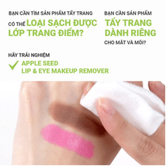 Tẩy trang mắt môi Innisfree Apple 100ML