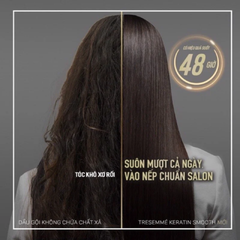 Dầu gội Tresemme Keratin Smooth tinh chất Argan và Keratin vào nếp suôn mượt (640g)