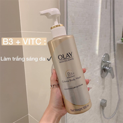 Sữa Tắm Dưỡng Trắng Da OLAY B3 + Vitamin C Body Wash 500g - Thái Lan