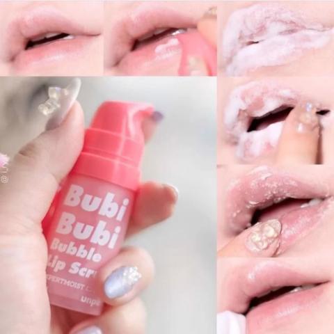 Bubi Bubi TTBC Môi Bubble Lip Scrub Red Sủi Bọt 10ml