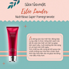 Sữa rửa mặt Estee Lauder Nutritious Super