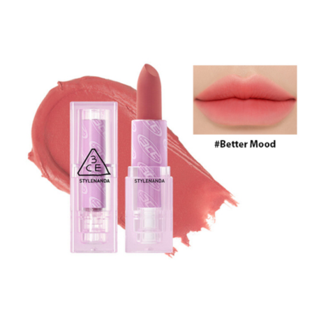 3CE Soft Matte Lipstick Warm & Cool #Fluffy Love