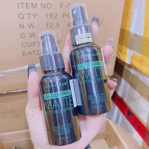 City Color Oil-Control Matte Setting Spray 75ml