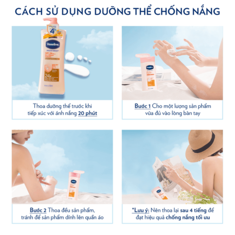 Dưỡng thể Vaseline 24X