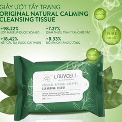 Khăn ướt tẩy trang Louv Cell Original Natural 50G