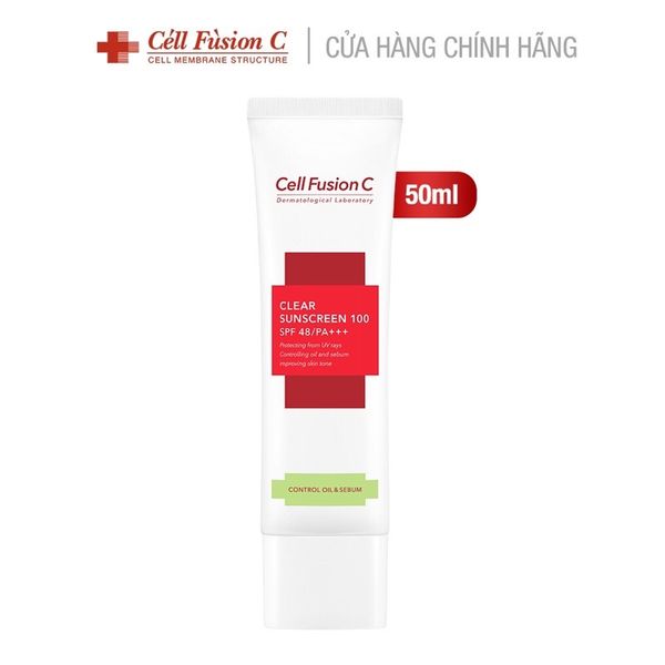 Kem Chống Nắng Cell Fusion C Clear Sunscreen 50ml New