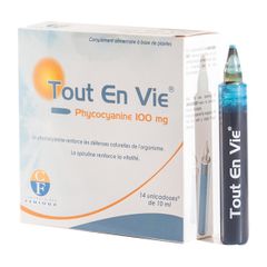 TẢO UỐNG Tout En Vie 100mg 14ống x 10ml