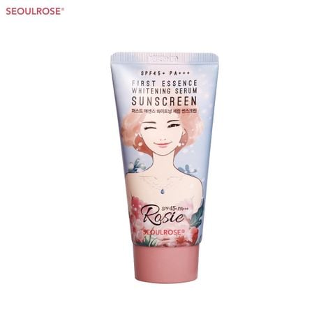 Kem chống nắng Seoulrose Rosie First Essence Whitening SPF45+ 45g